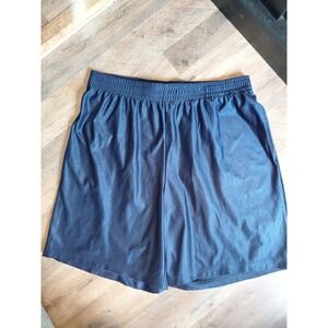 Vintage 90s Starter Basketball Shorts Razzle Dazzle Shiny Navy Men's L (36-38)‎